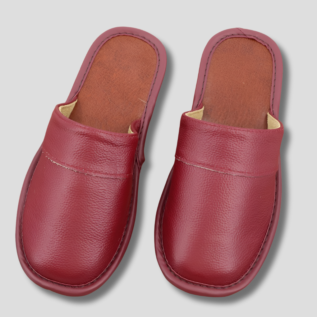 Zapatillas de cuero para hombre