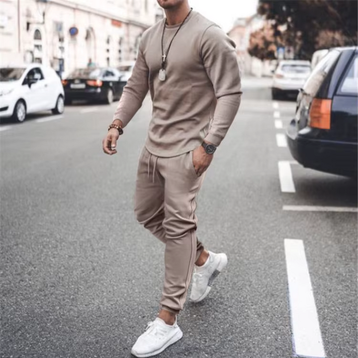 Conjunto casual de dos piezas para hombre