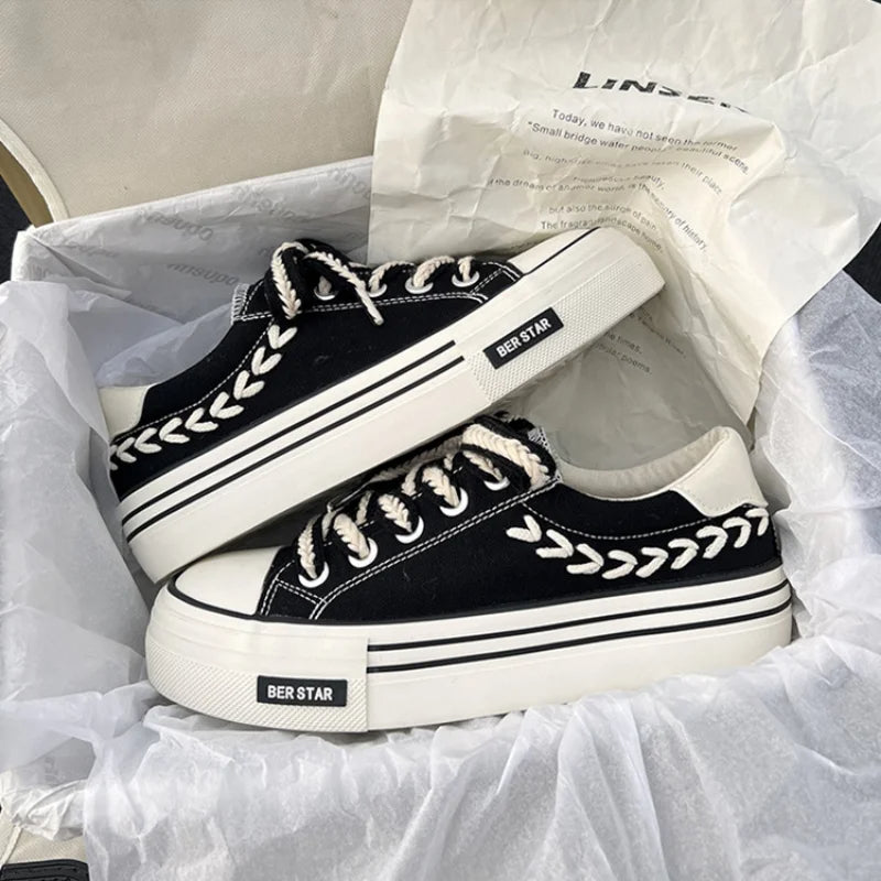 Zapatillas de lona con plataforma