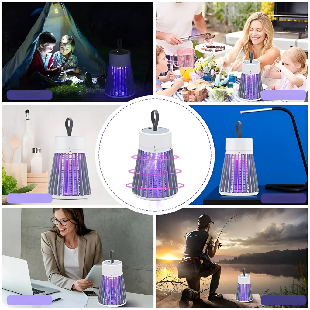 Lámpara eléctrica antimosquitos