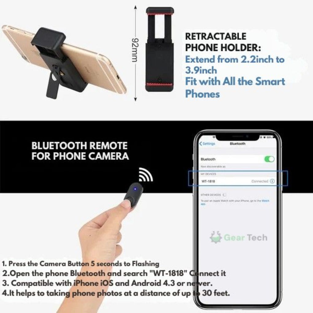 Trípode de Selfie Bluetooth