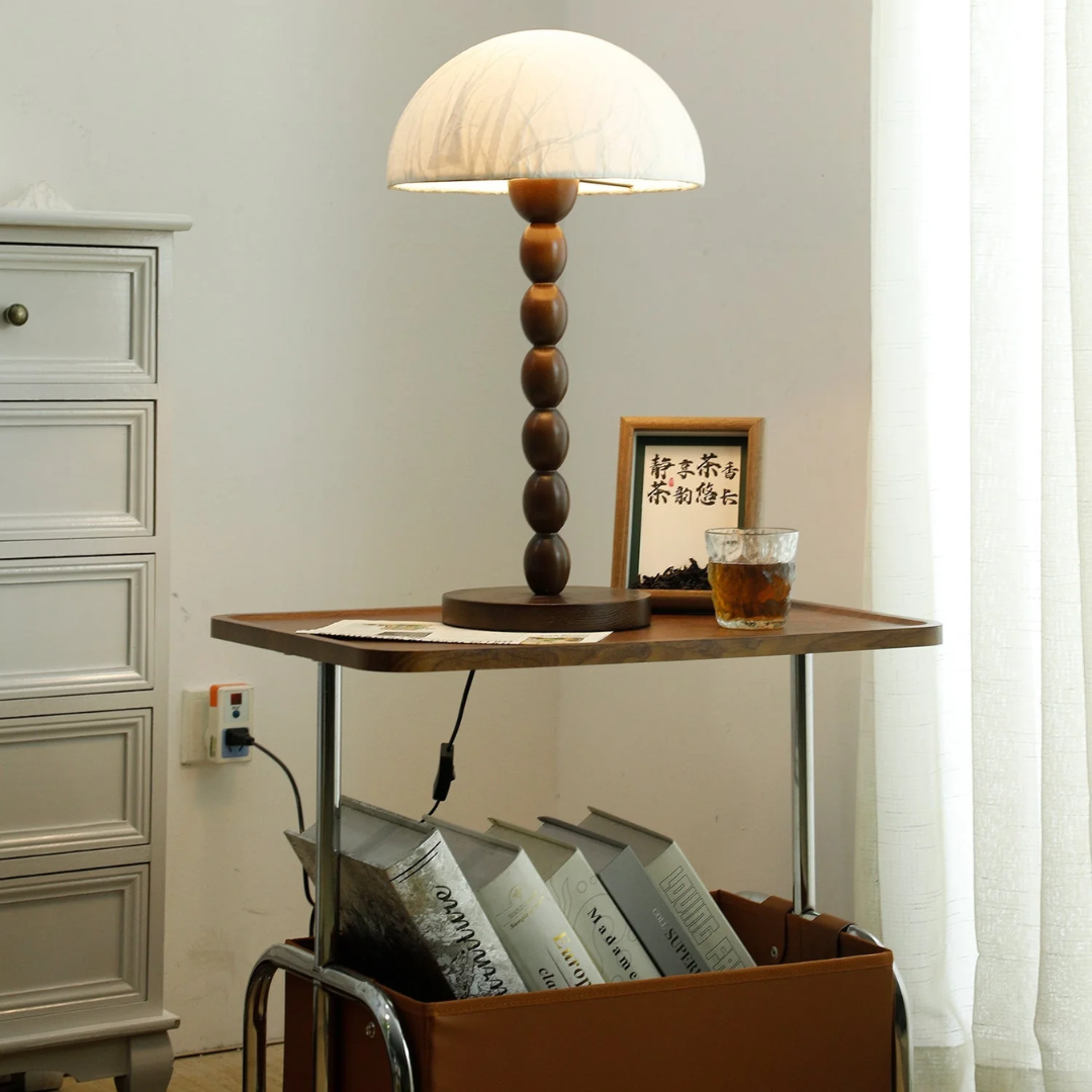 Solenya – Lámpara de Mesa Minimalista con Luz Cálida