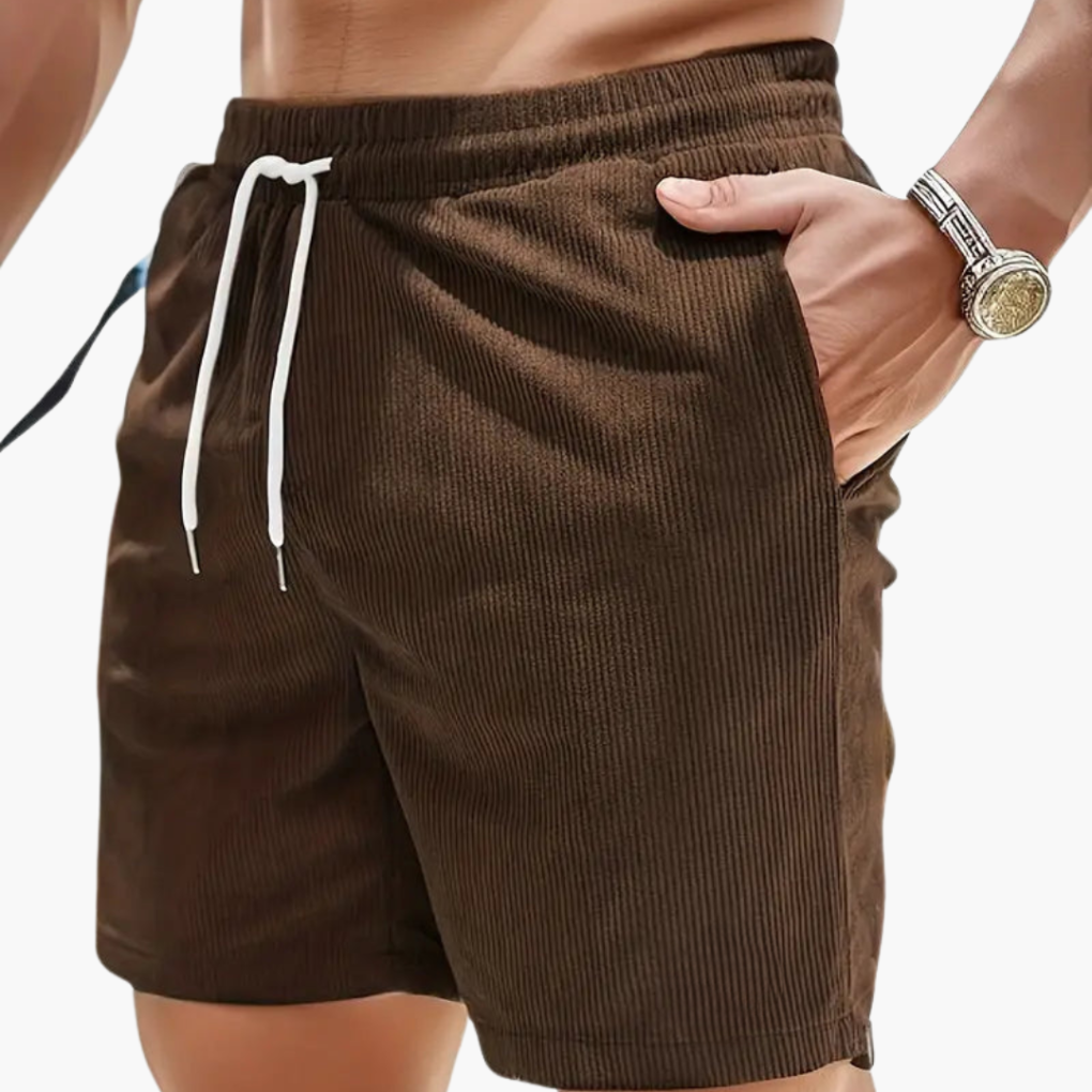 Pantalones Cortos de Cordones para Hombres – Estilo Casual de Verano