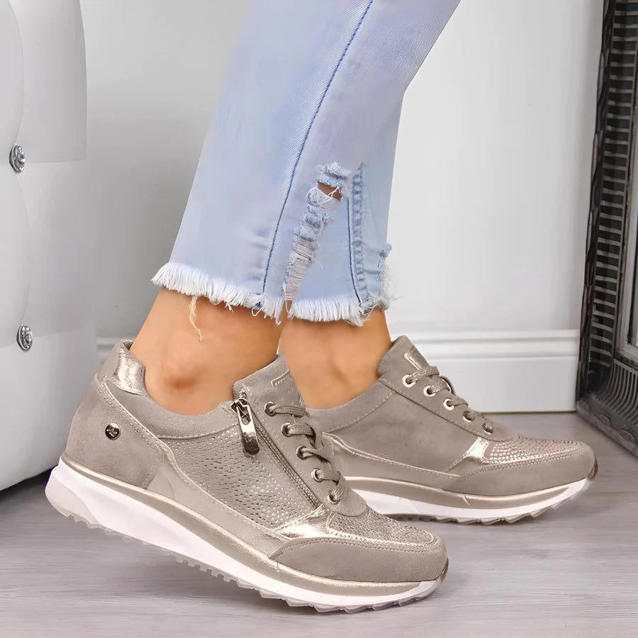 Gi -  Zapatillas Deportivas Ortopédicas para Mujer con Diseño Moderno y Máxima Comodidad
