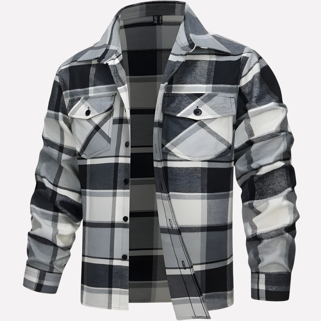 Camisa de Flanela a Cuadros para Hombres