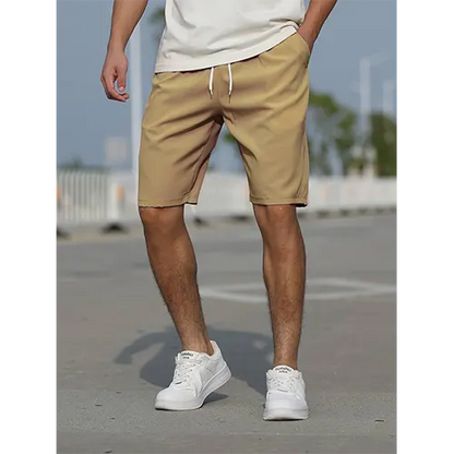 Pantalones cortos de verano de cintura alta para hombre