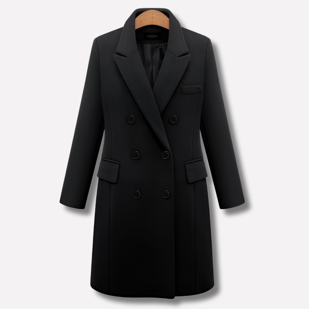 Abrigo largo de invierno para mujer