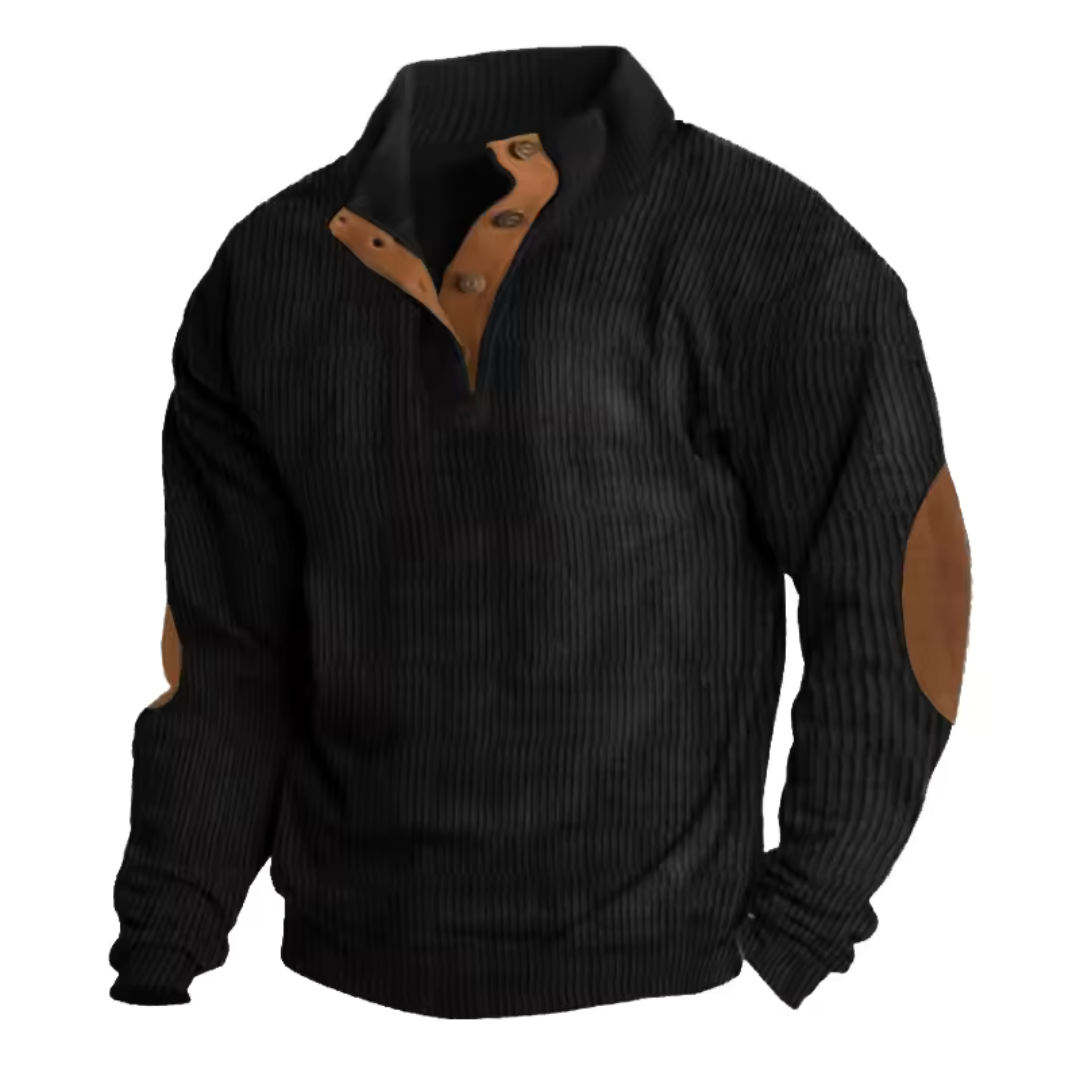 Elegante y cómodo jersey de pana para hombre