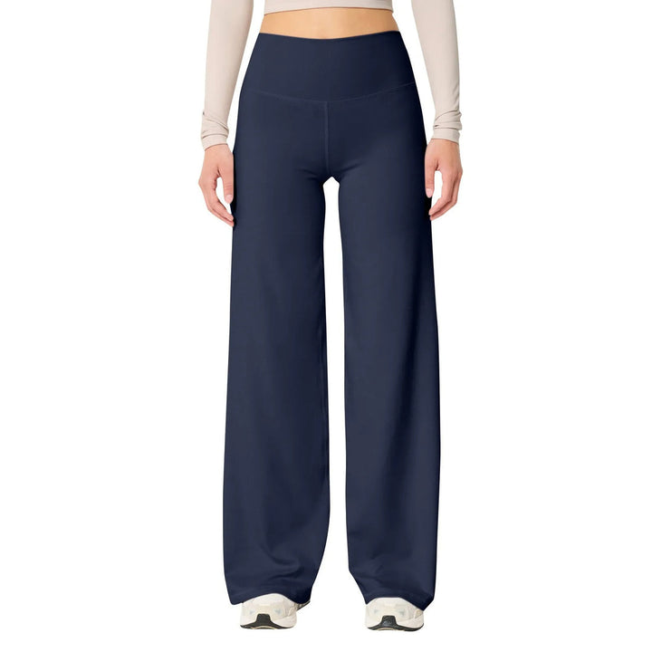 Pantalones de yoga elásticos de cintura alta para mujer: corte favorecedor y comodidad durante todo el día
