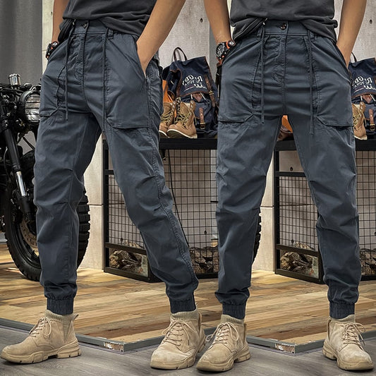 Pantalón cargo elástico para hombre