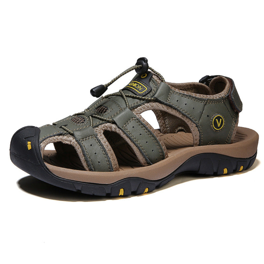 Sandalias diseñadas para el equilibrio para hombres con tiras ajustables
