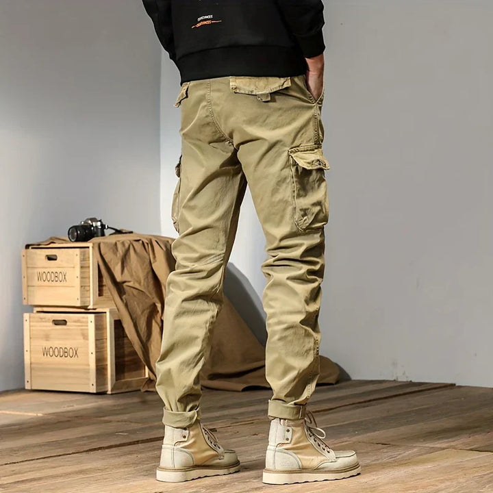 Pantalones de chándal tipo cargo elegantes para hombre