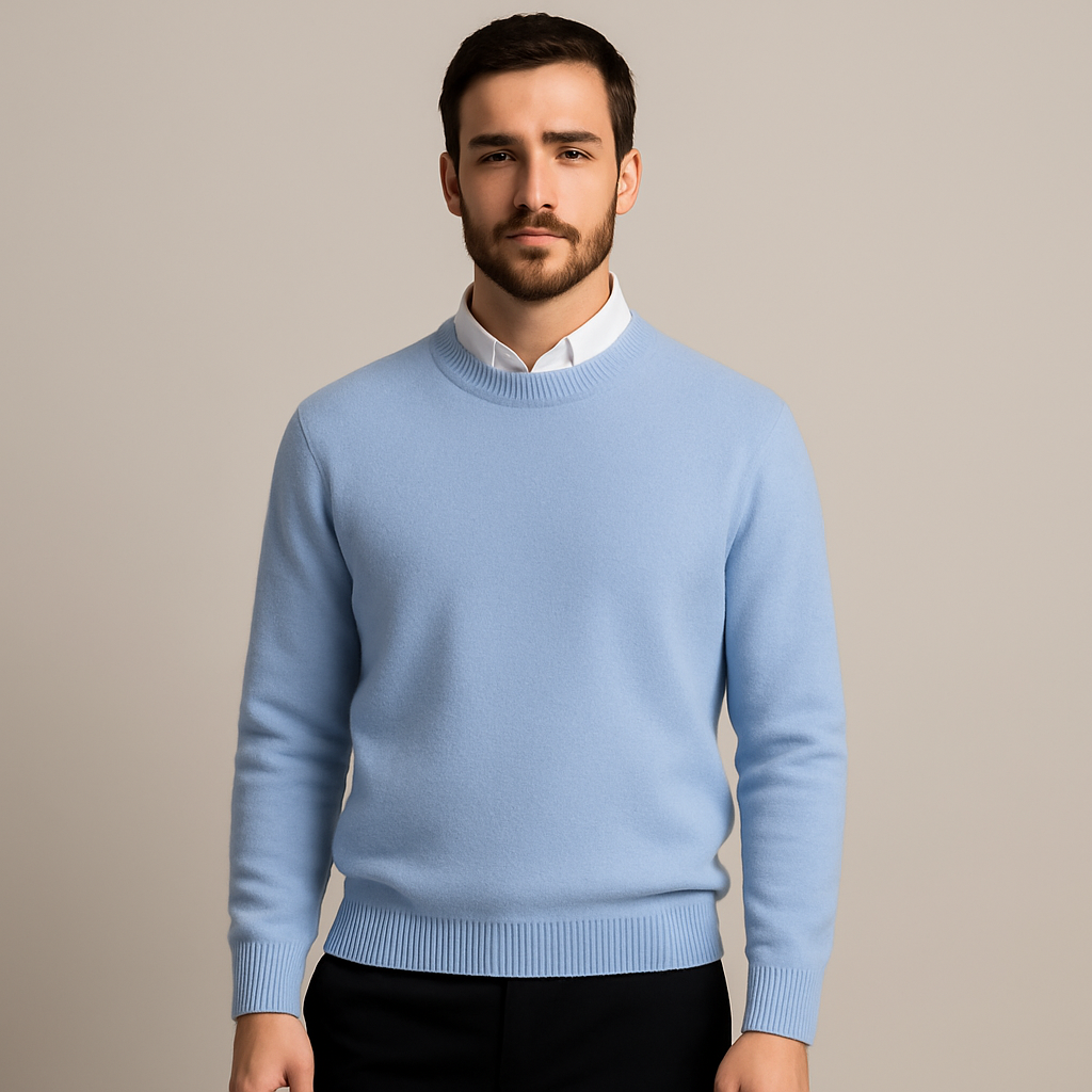 Jersey oversize de lana fina para hombre