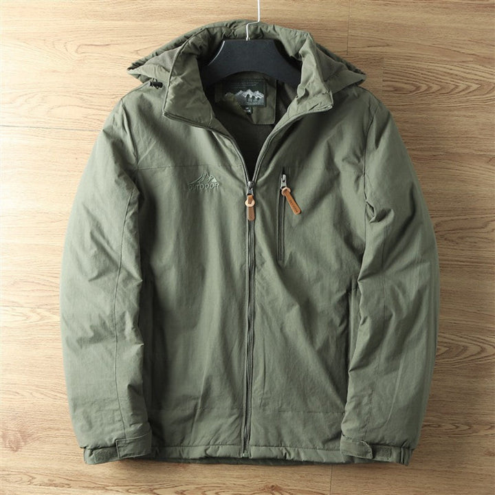 Chaqueta Exterior Impermeable y Transpirable para Hombre con Capucha