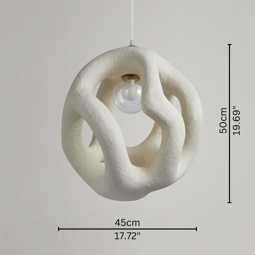 LumiZen | Lámpara de Techo Asimétrica Minimalista de Estilo Wabi-Sabi