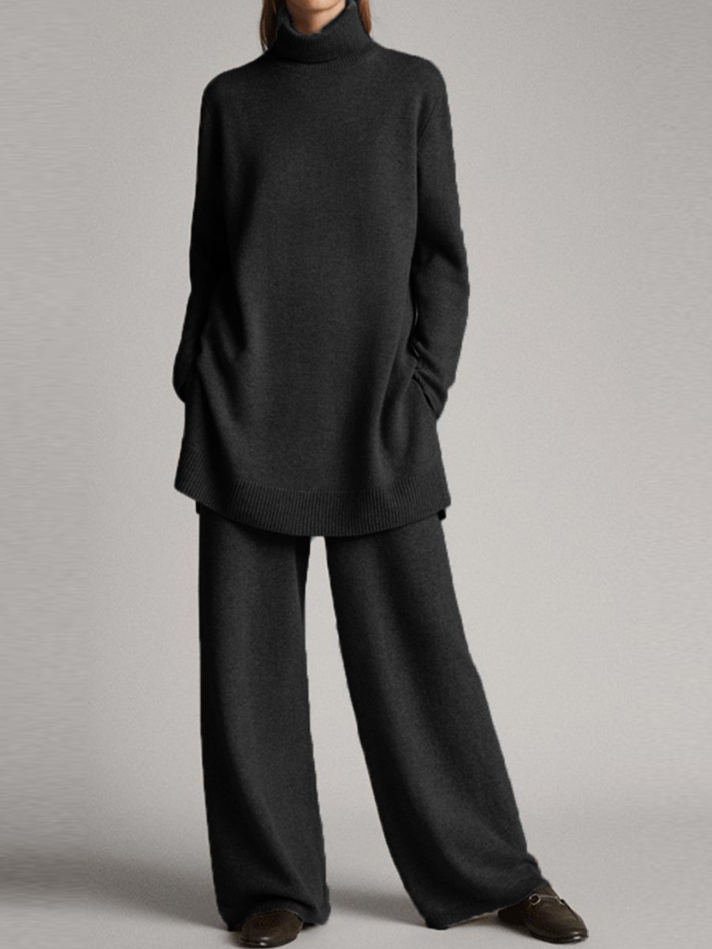 Conjunto elegante de dos piezas para mujer