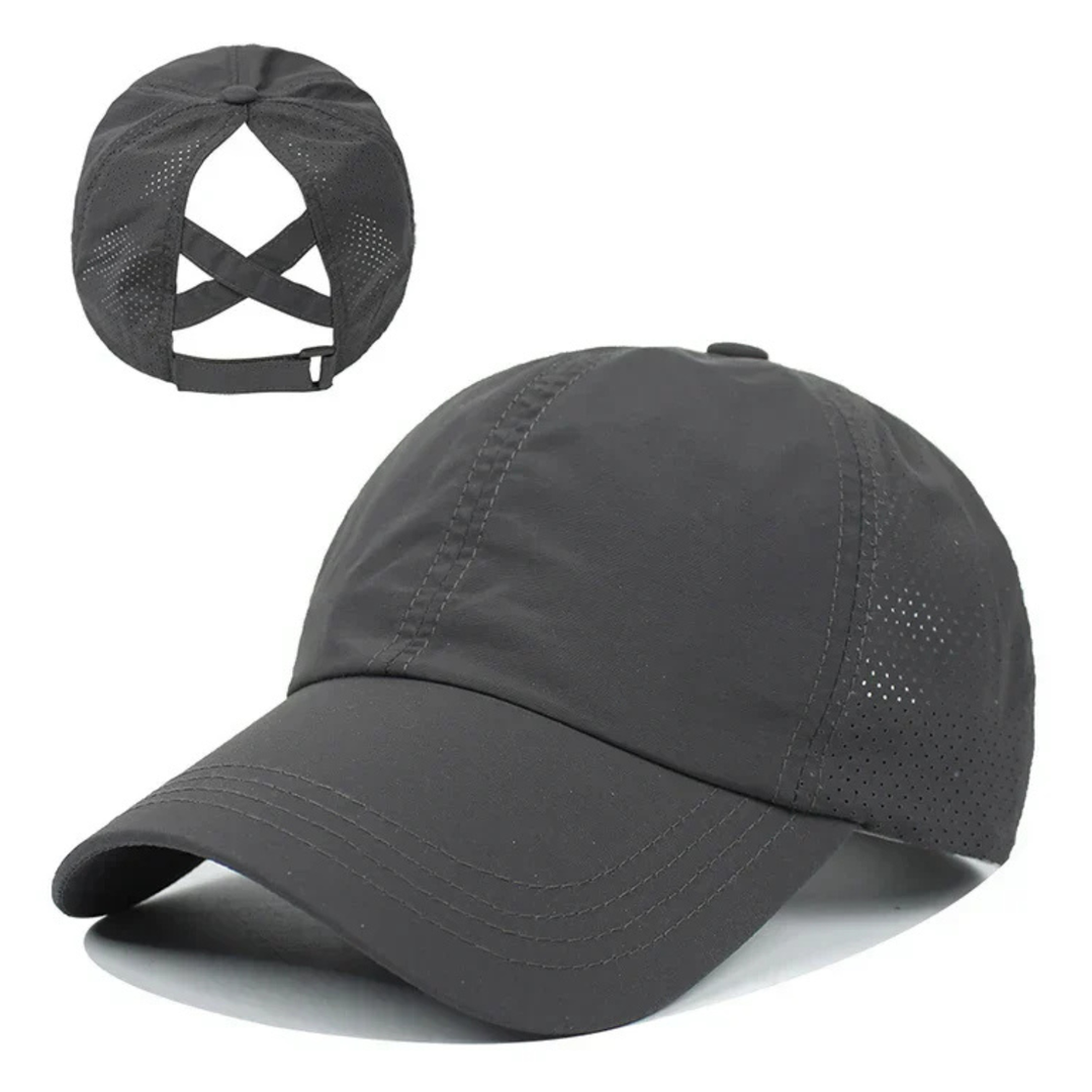 Gorro de béisbol de malla deportiva unisex transpirable con ajuste ajustable