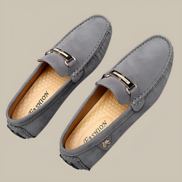 Mocasines de Suede Sin Cordones para Hombres
