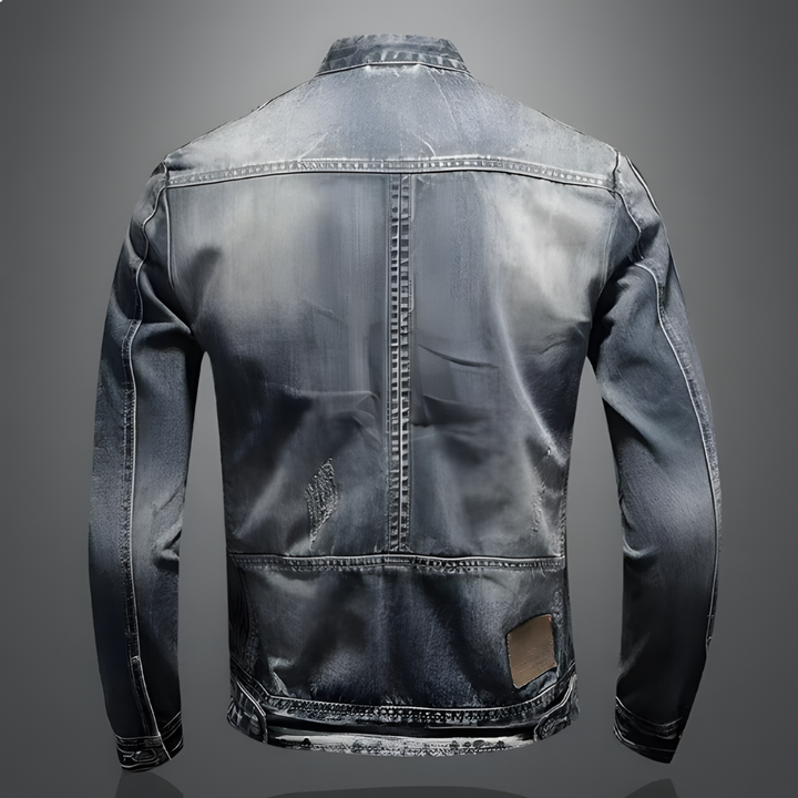 Chaqueta vaquera retro para hombre