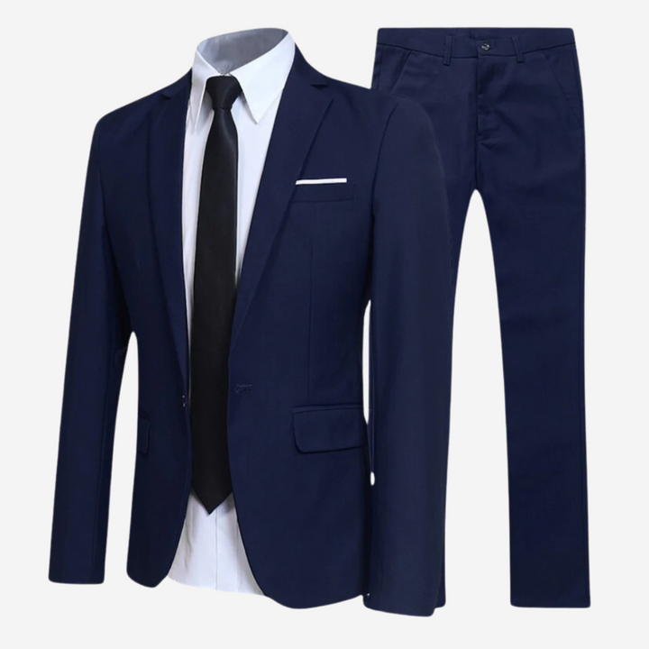Traje de dos piezas de lujo para hombre