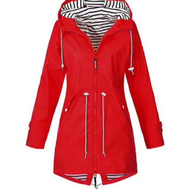 Chaqueta Impermeable con Capucha para Mujeres