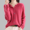 Cardigan de Cuello O para Mujeres