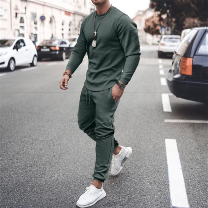 Conjunto casual de dos piezas para hombre