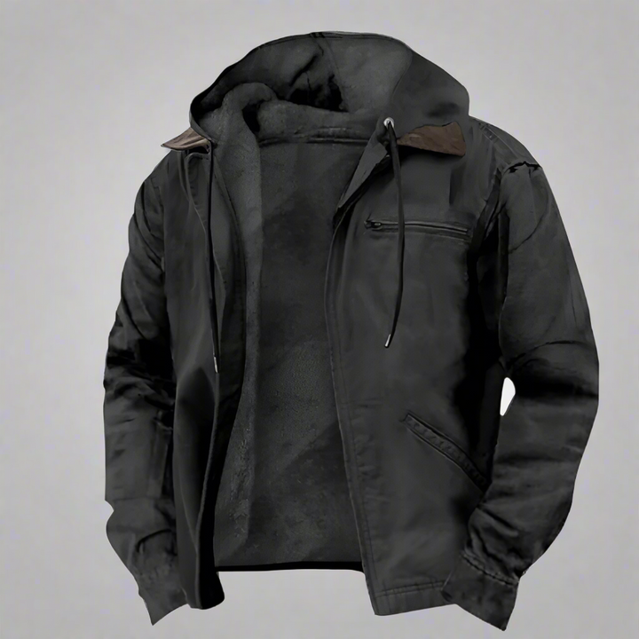 Chaqueta Clásica con Capucha para Hombres