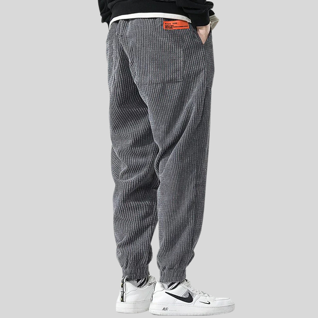 Joggers de pana ancha para hombre: estilo relajado y cotidiano
