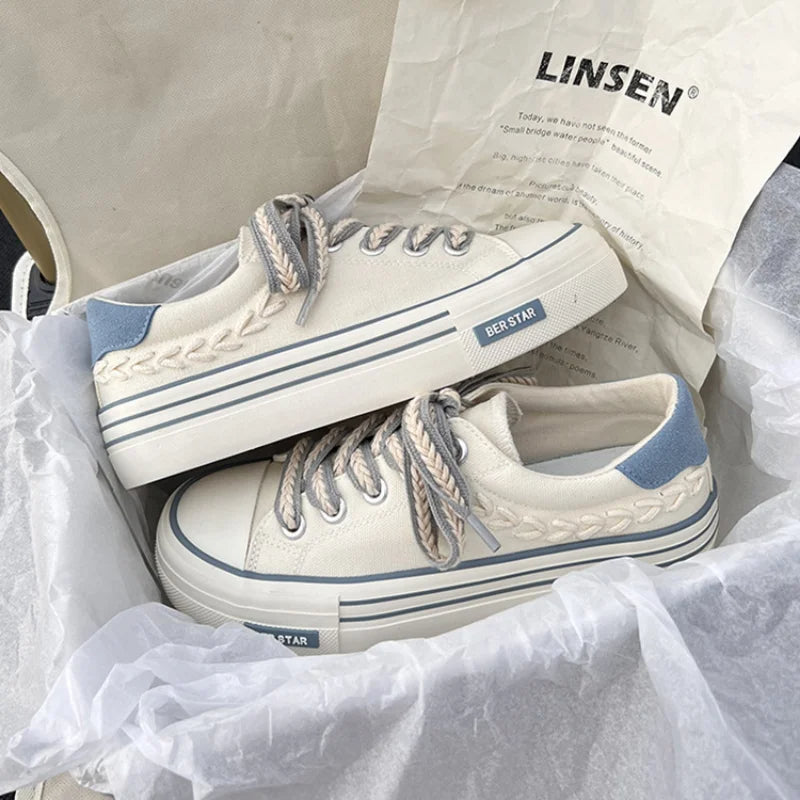 Zapatillas de lona con plataforma