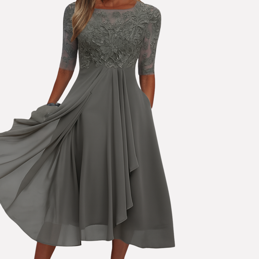 Vestido Maxi para Mujeres con Encaje