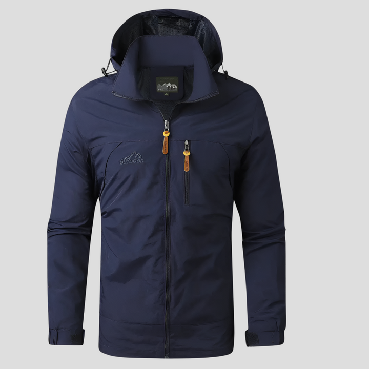 Chaqueta Exterior Hombre Impermeable y Anti-viento