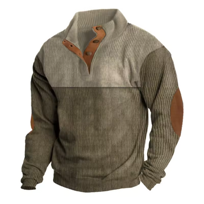 Elegante y cómodo jersey de pana para hombre