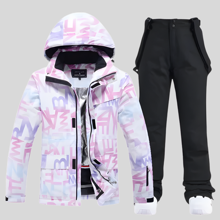 Conjunto de Equipamiento de Esquí Diseño Funcional de Invierno