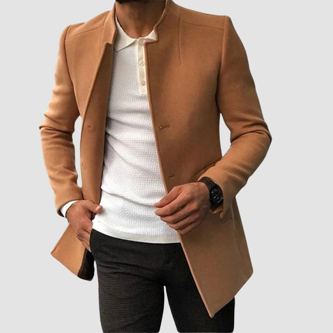 Abrigo largo clásico para hombre: elegancia atemporal para todas las estaciones