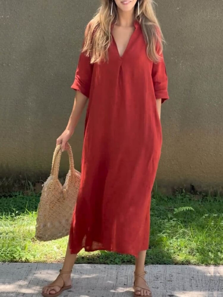 Brigittel – Vestido Maxi para Mujeres | Elegancia Sin Esfuerzo