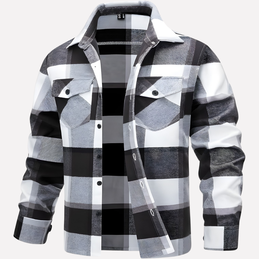 Camisa de Flanela a Cuadros para Hombres