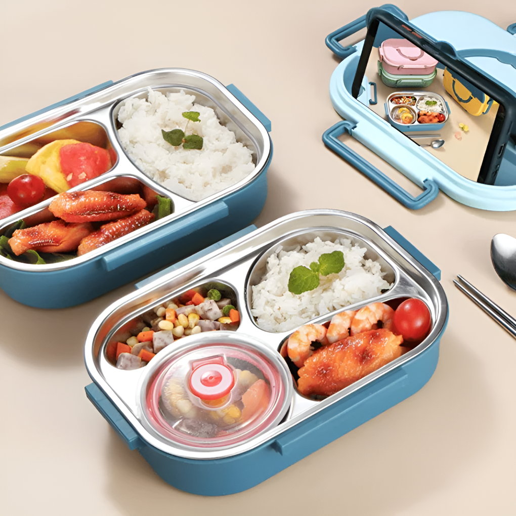 Caja de almuerzo térmica de acero inoxidable