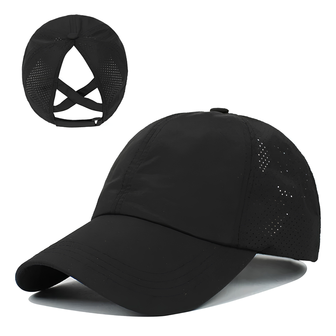 Gorro de béisbol de malla deportiva unisex transpirable con ajuste ajustable
