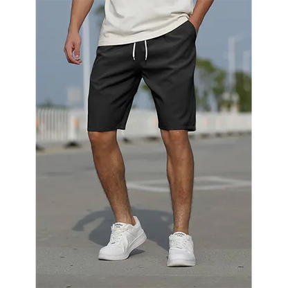 Pantalones cortos de verano de cintura alta para hombre
