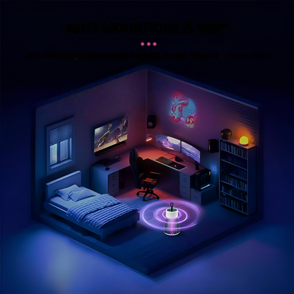 Lámpara eléctrica antimosquitos