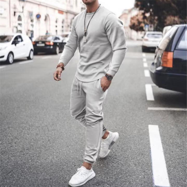 Conjunto casual de dos piezas para hombre