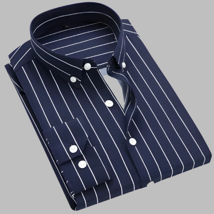 Camisa de Algodón Oxford a Cuadros para Hombres
