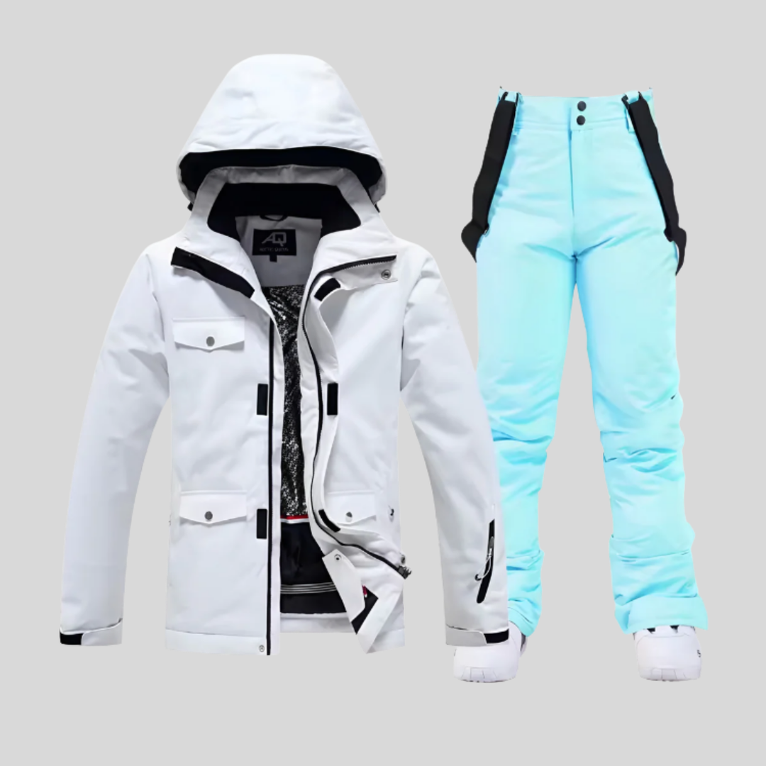 Conjunto de Chaqueta y Pantalones de Esquí para Mujeres - Outfit Funcional de Invierno