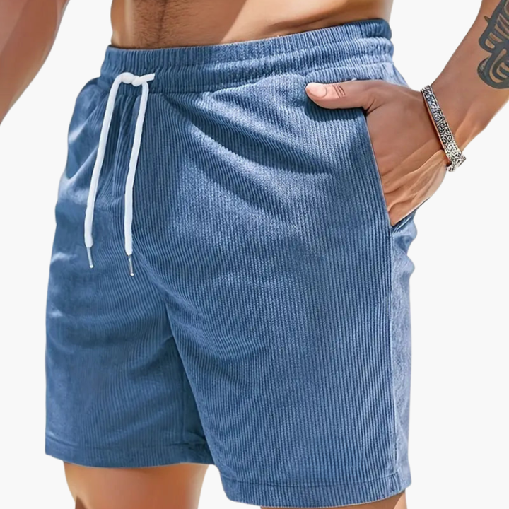 Pantalones Cortos de Cordones para Hombres – Estilo Casual de Verano