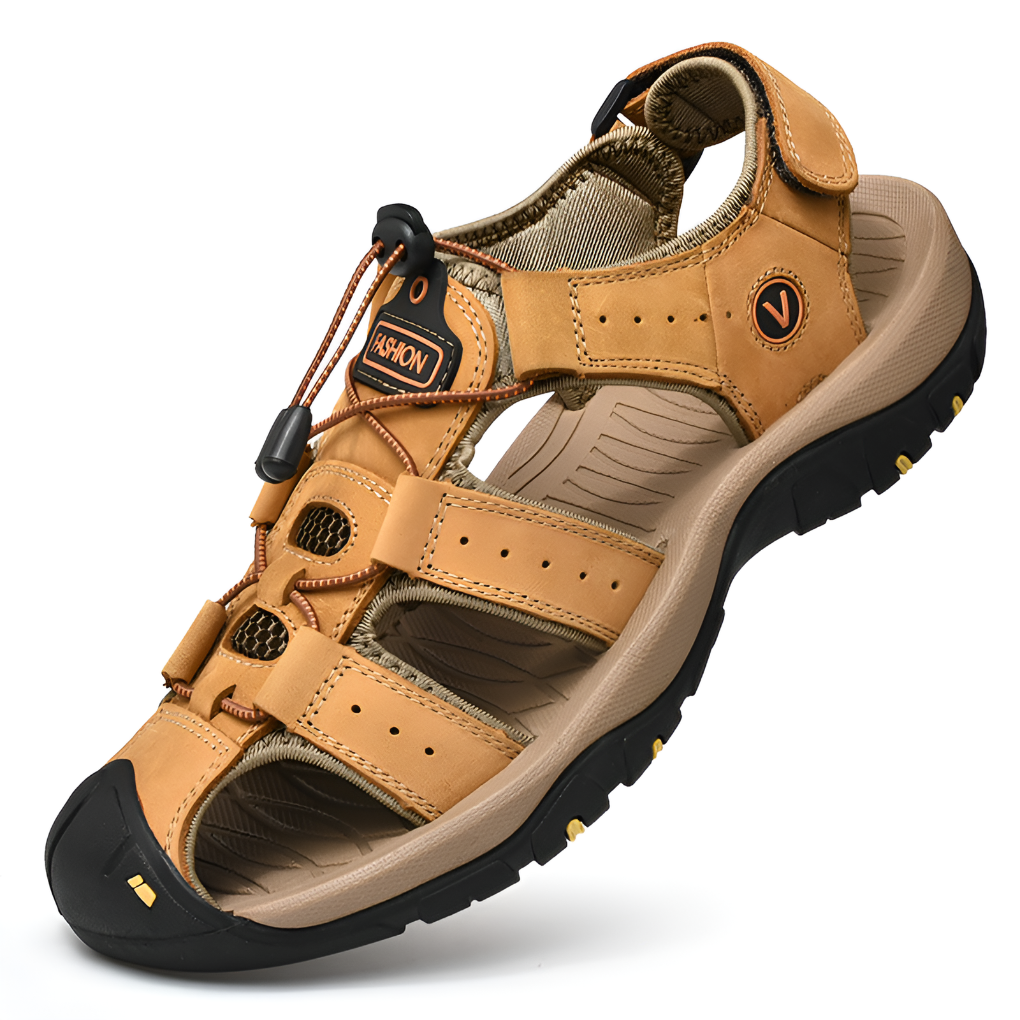 Sandalias diseñadas para el equilibrio para hombres con tiras ajustables