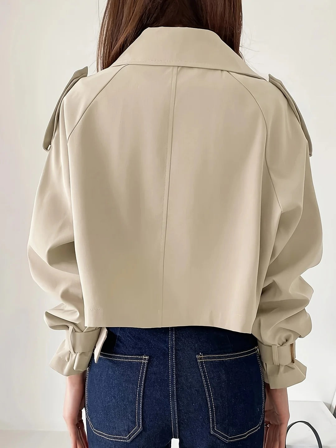 Chaquetón corto informal y chic