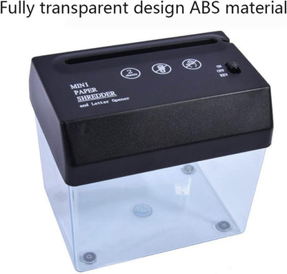 Mini Trituradora de Papel de Escritorio – Compacta, Silenciosa y Eficiente