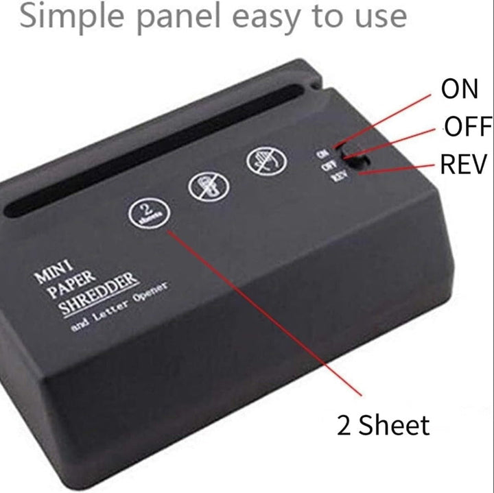 Mini Destructora de Papel de Escritorio – Compacta, Silenciosa y Eficiente