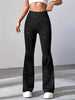 Pantalones acampanados con purpurina